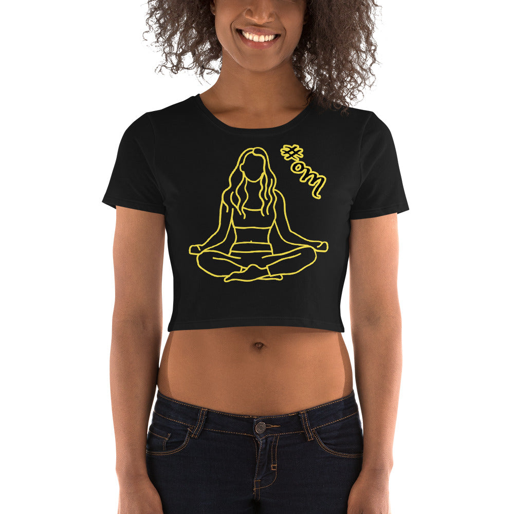 girls-yoga-theme-crop-top-_om-wickedyo-cotton2-womens-crop-tee-black3